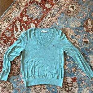 Vineyard Vines teal V-Neck Sweater Large